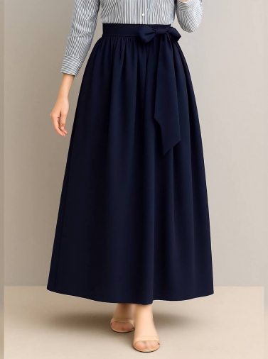 دامن کمرپاپیونی با قد 100 کد 2417