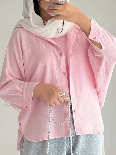 شومیز رنگی کد 2424