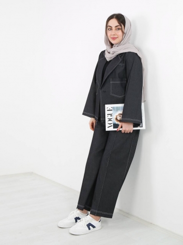 کت و شلوار جین کد 2456