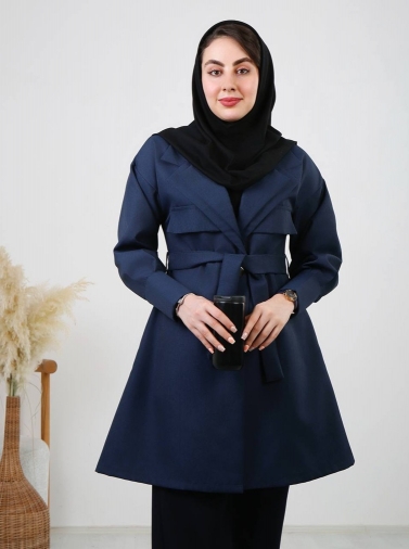مانتو دو یقه پرشیا کد 2469