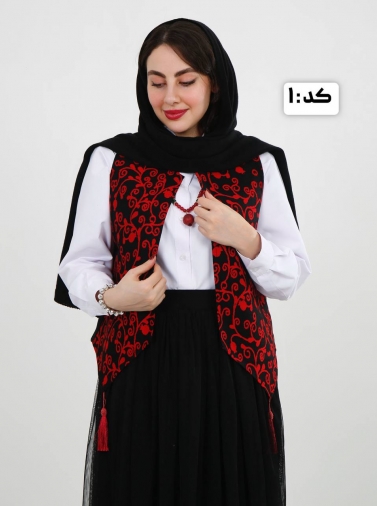 جلیقه تافته یلدا کد 2528