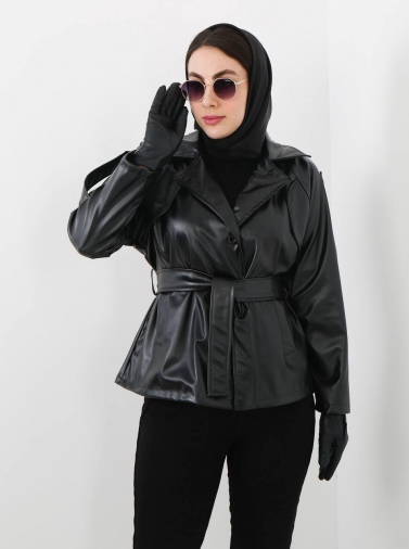 کت چرم عروسکی کد 2529