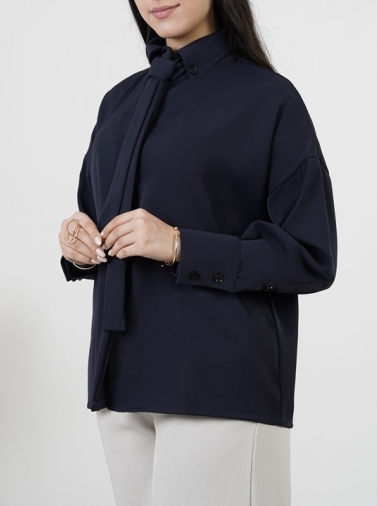 شومیز کرپ مورگان کد 2572