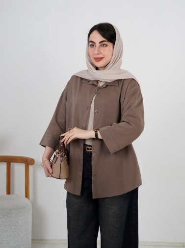 شومیز رنگی سلیک کد 2606