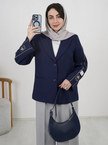 کت آستین زیپدار کد 2611