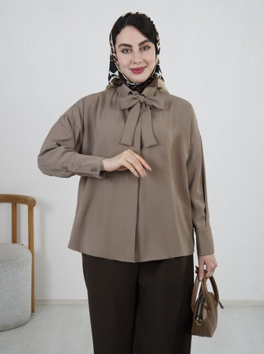 شومیز کرپ مورگان کد 2572