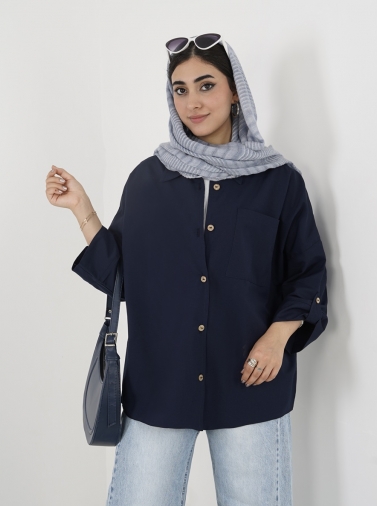 شومیز لینن لارا کد 2648