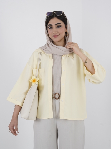شومیز باکسی رنگی کد 2647
