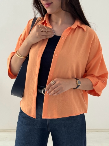 شومیز رنگی سیلک کد 2663