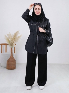 مانتو دیپلمات کوتاه کد 1506