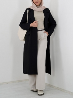 مانتو کتی بلند بزیاق کد 2571