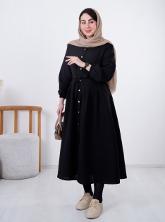 پیراهن بلند شانتون کد 2595