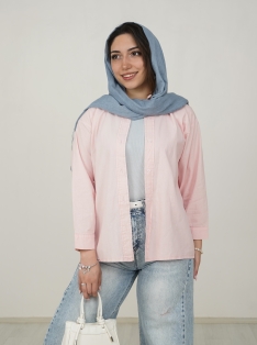 شومیز بلند لینن کد 2665