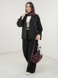 کت آستین عروسکی کد 2591